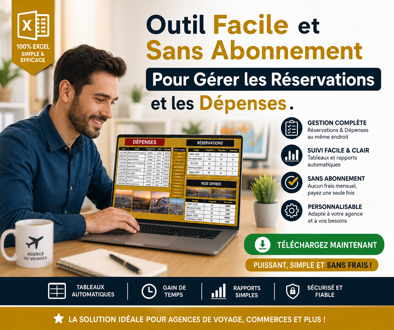 Protégé : Outil Facile et Sans Abonnement Pour Gérer les Réservations et les Dépenses .
